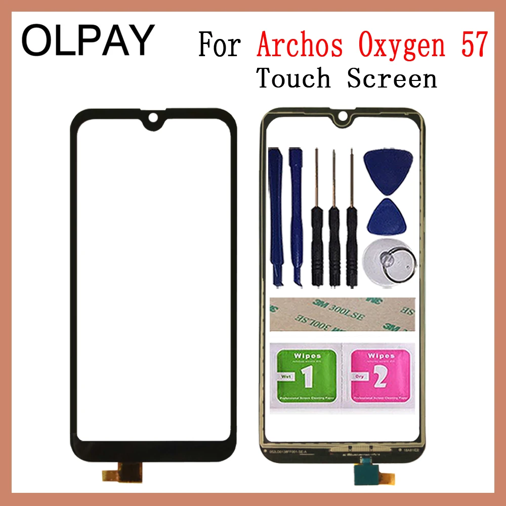 

5.71'' 100% New TouchScreen For Archos Oxygen 57 Touch Screen Glass Digitizer Panel Lens Sensor Glass Repair Parts Tools