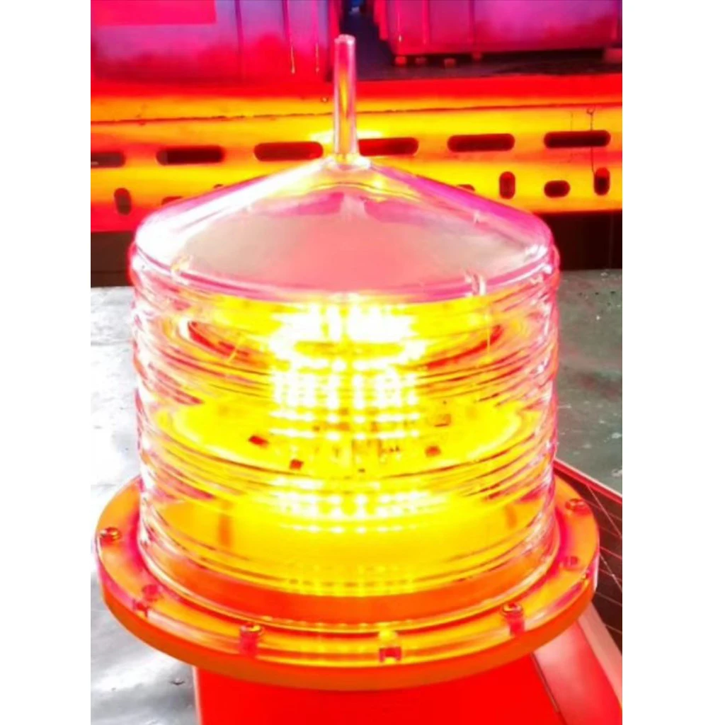 

IP67 SOLAR LED Marine Dock Barge Safety Beacon Light 360 Degree