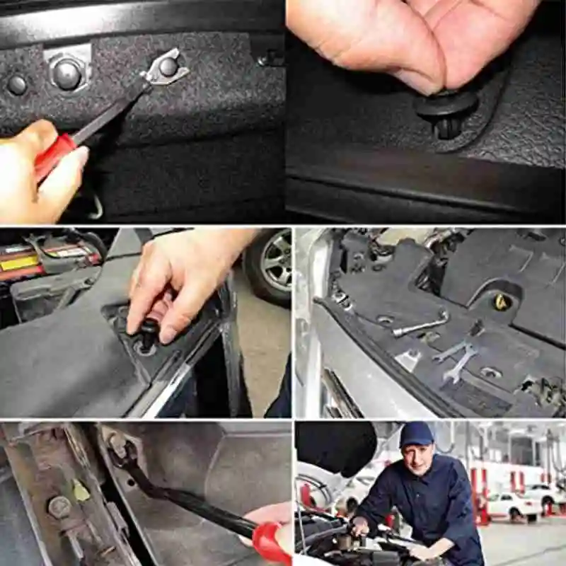 

Boxed Plastic Car Buckle Bumper Door Trim Mudguard Rivet Pcs/set Material Kit Plastic Clip Of Durable 675 F4F1