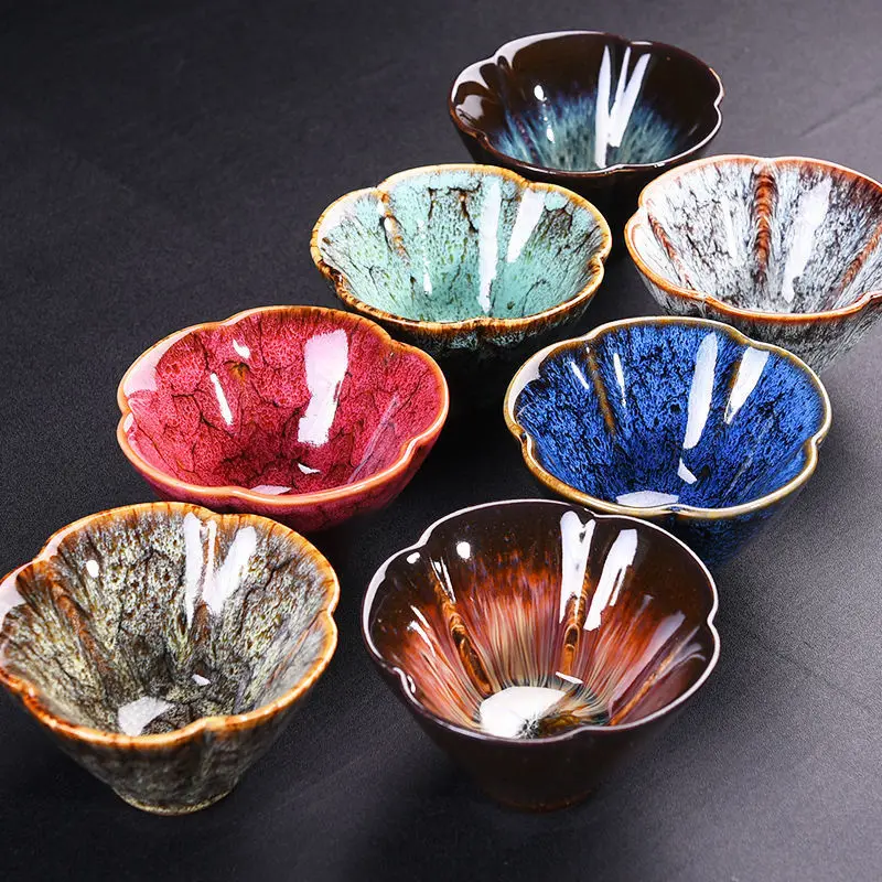 Керамическая одинарная чашка Jianzhan с шляпкой чайная для чая мастера чайный набор