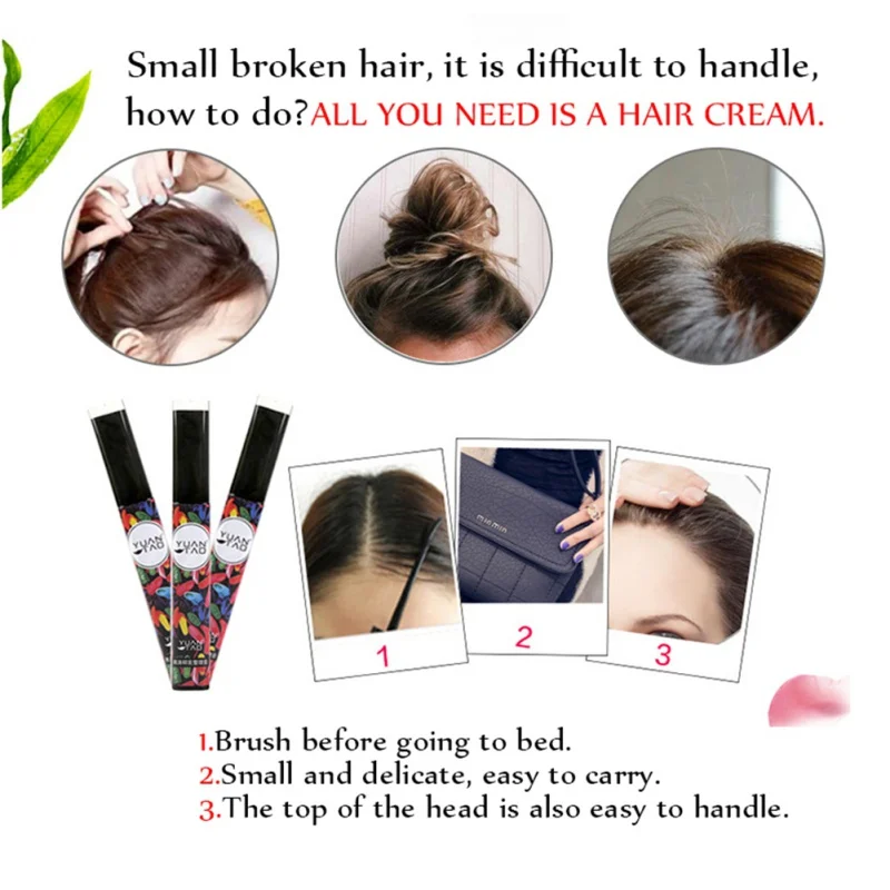 

Broken Hair Finishing Cream Refreshing Not Greasy Small Broken Hair Shaping Gel Sticks