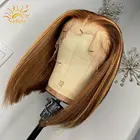 Светлый парик из человеческих волос Sunlight Ombre, бразильский Реми, прямые волосы 13x4, кружевные передние человеческие волосы, парики с детскими волосами