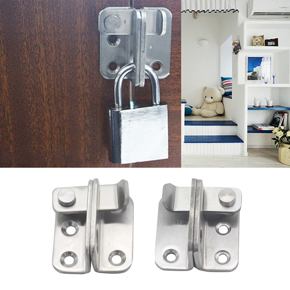 Задвижки ворот из нержавеющей стали левый правый дверной замок замки с защелкой