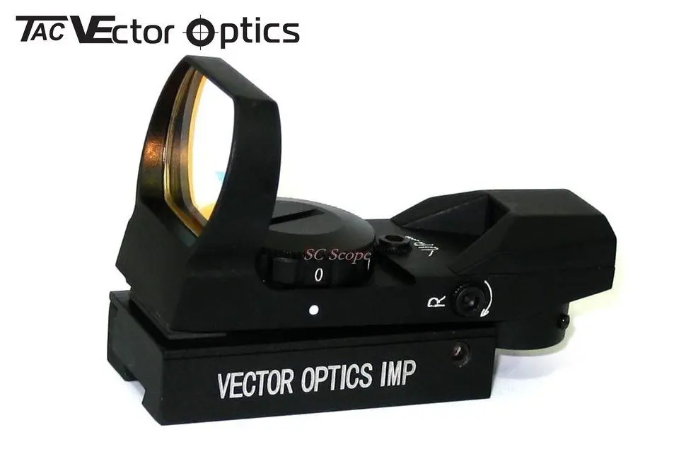 Векторная оптика IMP 1x23x34 Reflex Red Dot прицел с 20 мм Крепление Подходит Пикатинни Вивер рельсы для 12ga ружья пневматического ружья