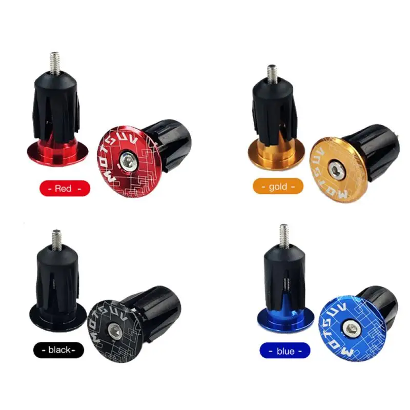 

1 Pair Bike Grip Handle Bar End Cap Lightweight Aluminium Alloy MTB Bike Handlebar Plugs Caps For Bicycle Handlebar Parts