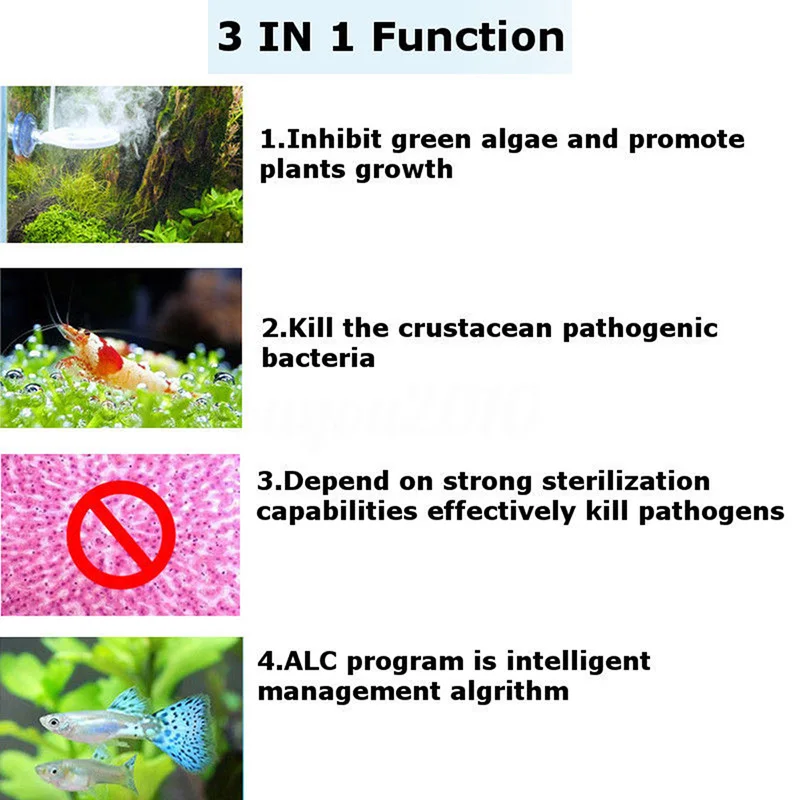 

3rd Generation Aquarium Algae Remover Cleaner 3 in 1 Chihiros Doctor Inhibit Algae Aquarium Fish Shrimp Tank Cleaning Tools