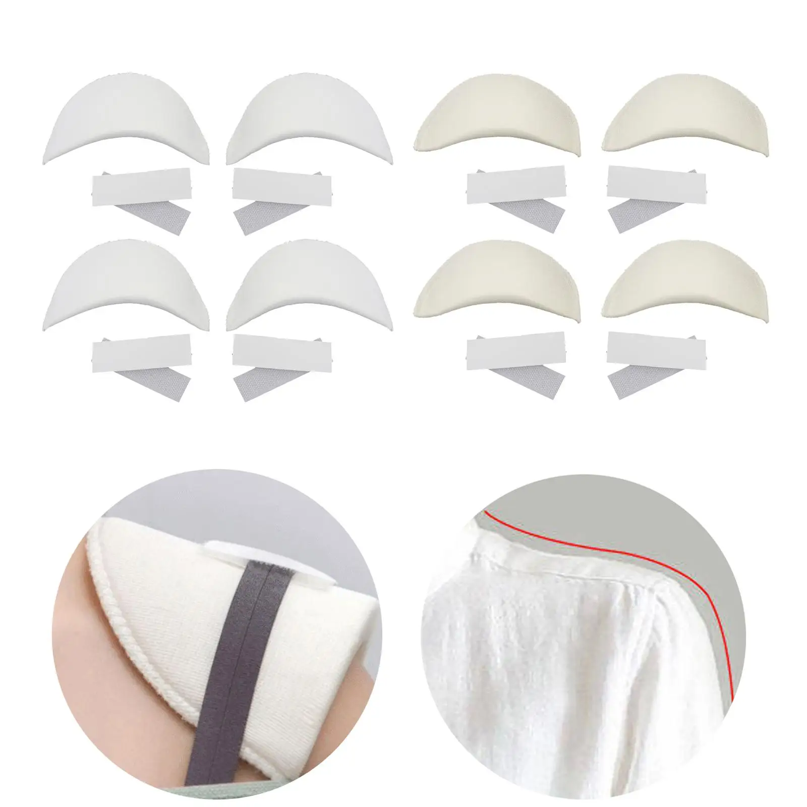 4 шт. губчатые плечевые накладки для женщин куртка футболка одежда платье | Дом и