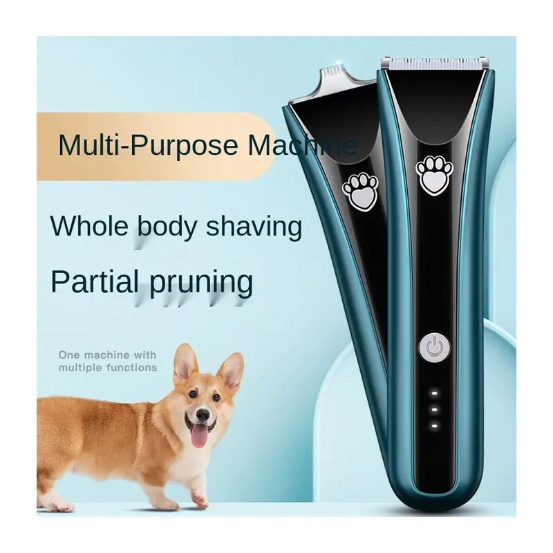 

Водонепроницаемая бритва для собак, электрический толкатель для домашних питомцев, электрический триммер для кошек и собак, набор для уход...