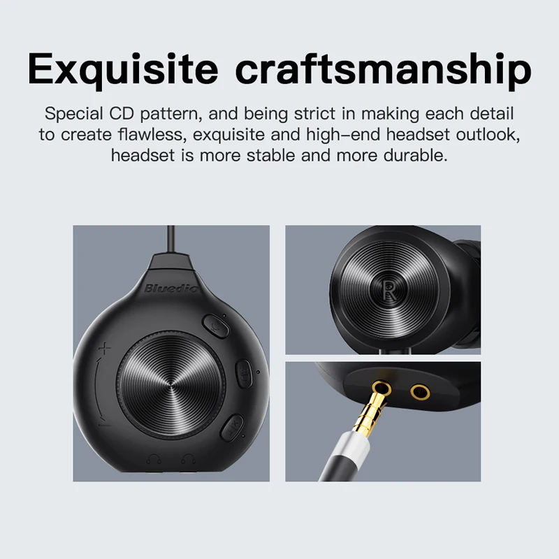 Bluedio Li pro проводные наушники 7 1 Виртуальная звуковая карта Hi-Fi стерео гарнитура