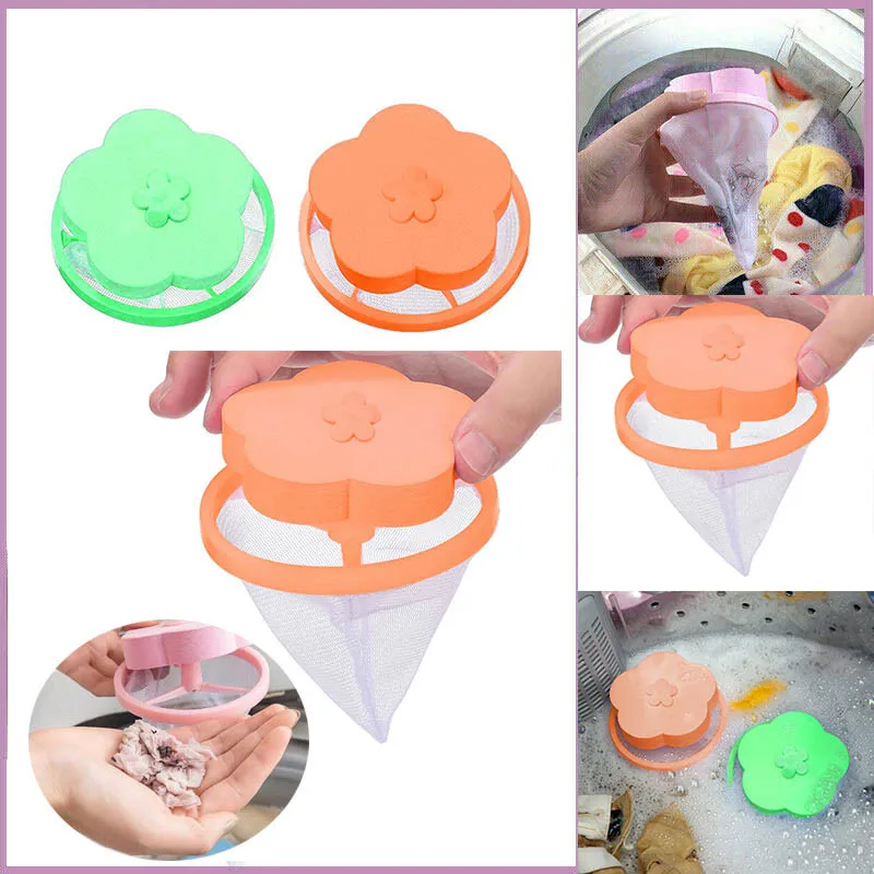 

4PCS Floating Pet Fur Catcher Laundry Lint Hair Catcher for Washing Machine Magic Pet Hair Catching Washing Machine