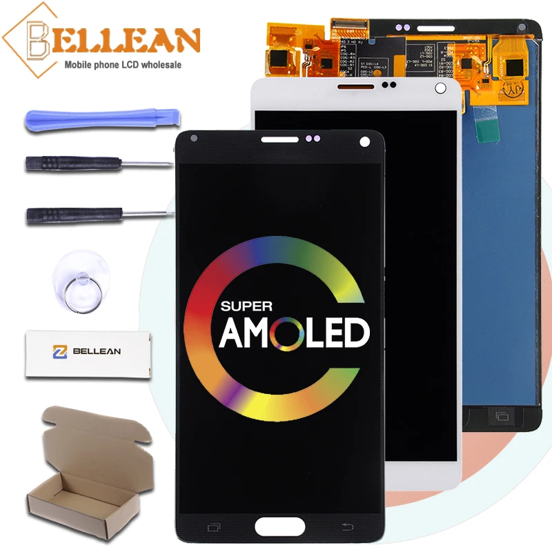 Продвижение Catteny для Samsung Galaxy Note 4 N910F Lcd N910P N910A дисплей с сенсорным экраном