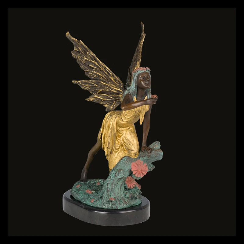 Table decoration casting bronze metal craft angel fariy ornament statue sculpture for sale | Дом и сад