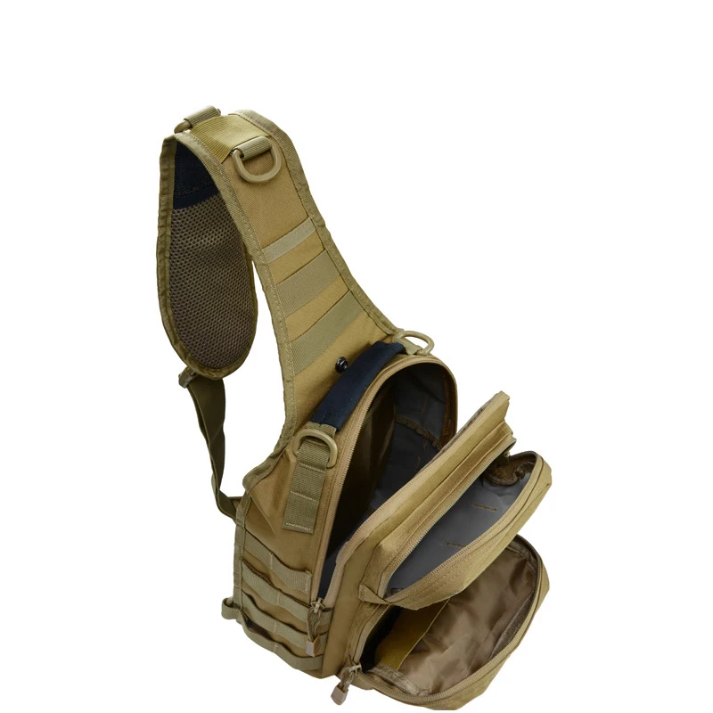 Men Chest Bag Tactical Military Shoulder Bag Molle Outdoor Sports Large Capacity Army Hunting Camping Hiking Travel Backpack New