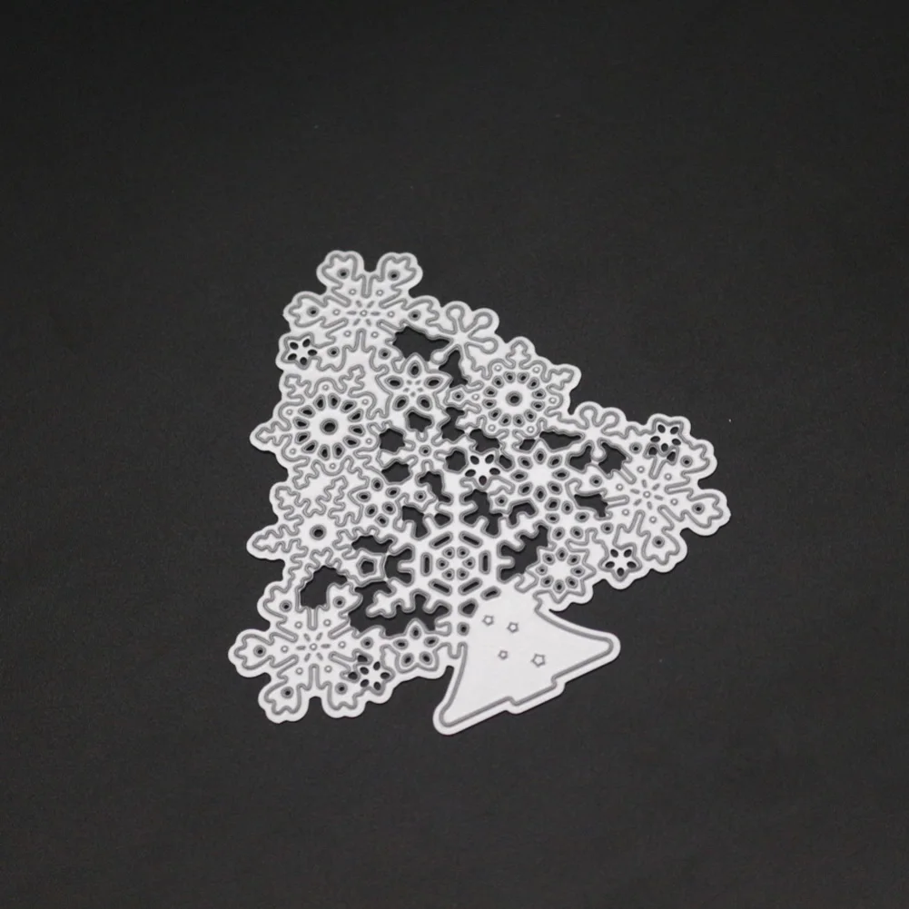 Рождественская елка Металлические Вырубные штампы Снежинка фотоальбом