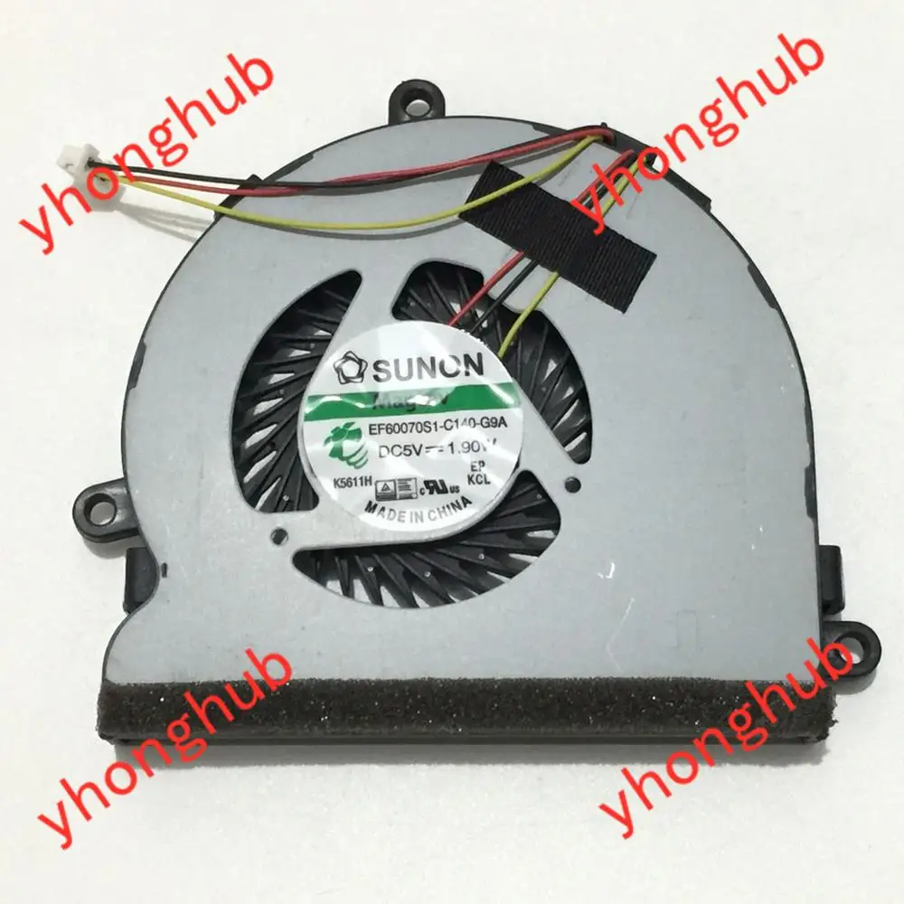 

SUNON EF60070S1-C140-G9A DC 5V 1,90 W охлаждающий вентилятор для ноутбука