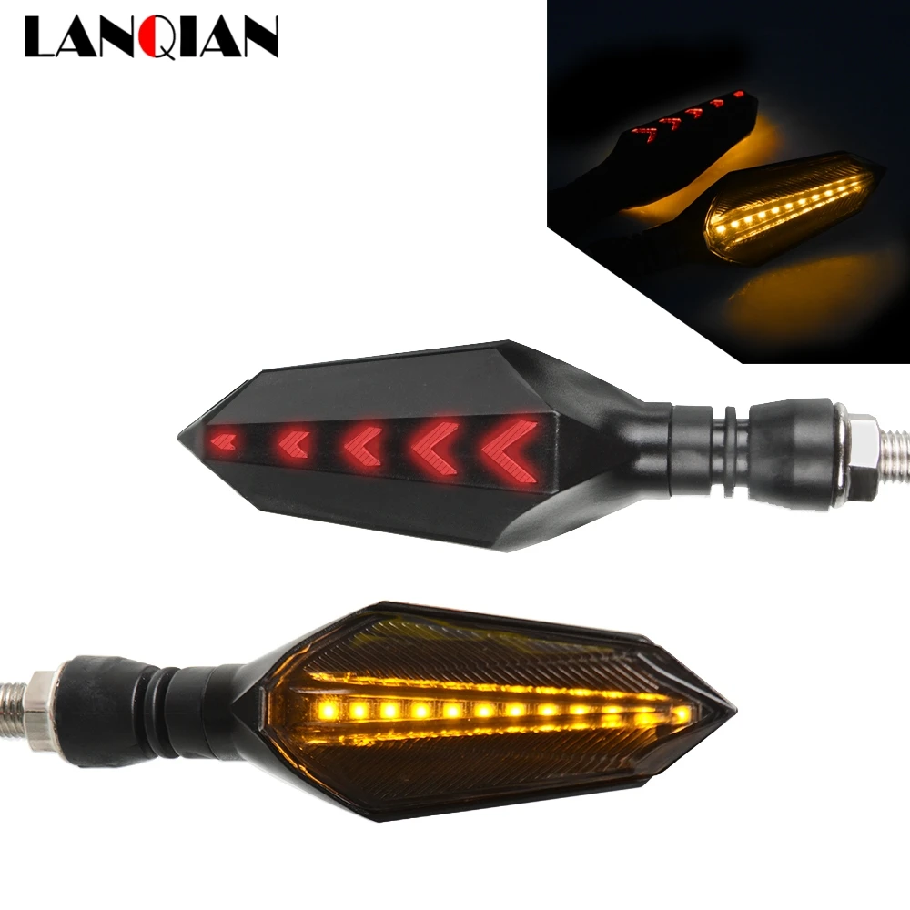 

Motorcycle LED plastic Turn Signal Light Direction Waterproof Indicators Light For SUZUKI GSXS GSX-S 750 1000 GSXS750 GSXS1000