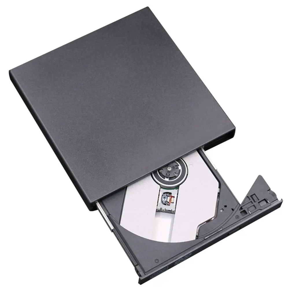 Портативный размер Plug & Play Внешний привод USB 2 0 горелка CD + RW DVD ридер ROM писатель