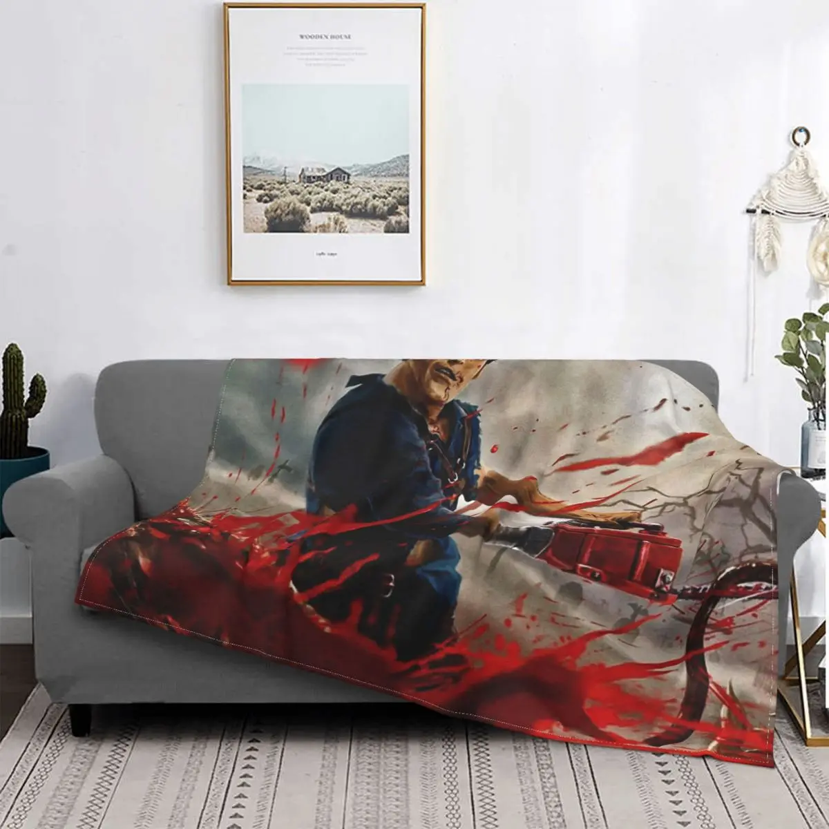 

The Evil Dead Cheryl Horror Movie Blankets Coral Fleece Plush Decoration Bedroom Bedding Couch Bedspread