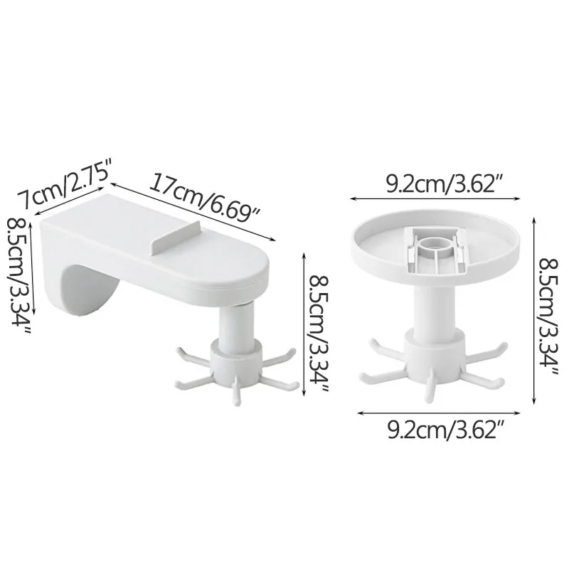 

Kitchen Hook Wall-Mounted Retractable Kitchenware Storage Rack Spatula Spoon Cutter Storage Rotating Hanger Organizer