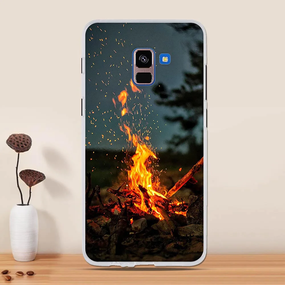 Чехол для samsung Galaxy A8 Plus чехол Капа Coque чехол из термополиуретана и силикона для samsung A8 Plus A 8+ A730F Чехол протектор бампер - Цвет: 35