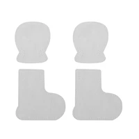 1 set newborn phototherapy protective foot baby protective covers white