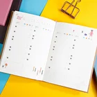 2019 Kawaii Cute Rabbit Planner paper Note book, еженедельный ежемесячный Органайзер 32K Notebook