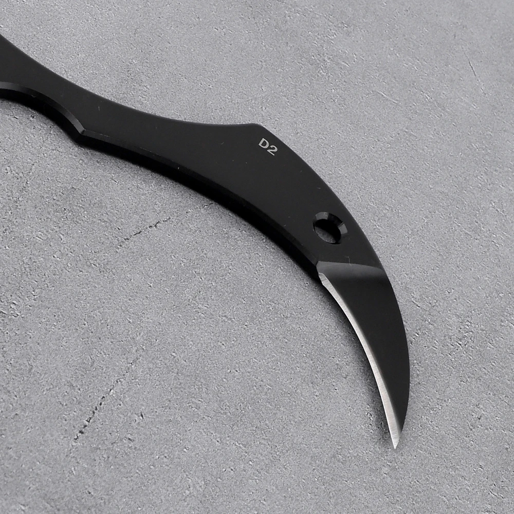 Нож Karambit с фиксированным лезвием D2 многофункциональный карманный нож olecranon для