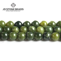 4 6 8 10 12mm natural canada jade precious stone beads round loose beads for jewelry making diy bracelet 15
