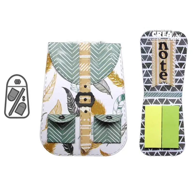 

Backpack Metal Cutting Dies Scrapbooking Stencils DIY Paper Card Craft Decor