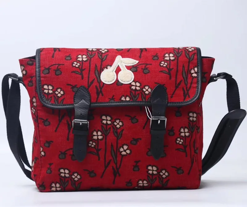 Newest Model "BP Style School Bag" Series Haversack For Girl Kids Cute Red Cross Body Bag Cherry Christmas Gift Kids - Цвет: Розовый
