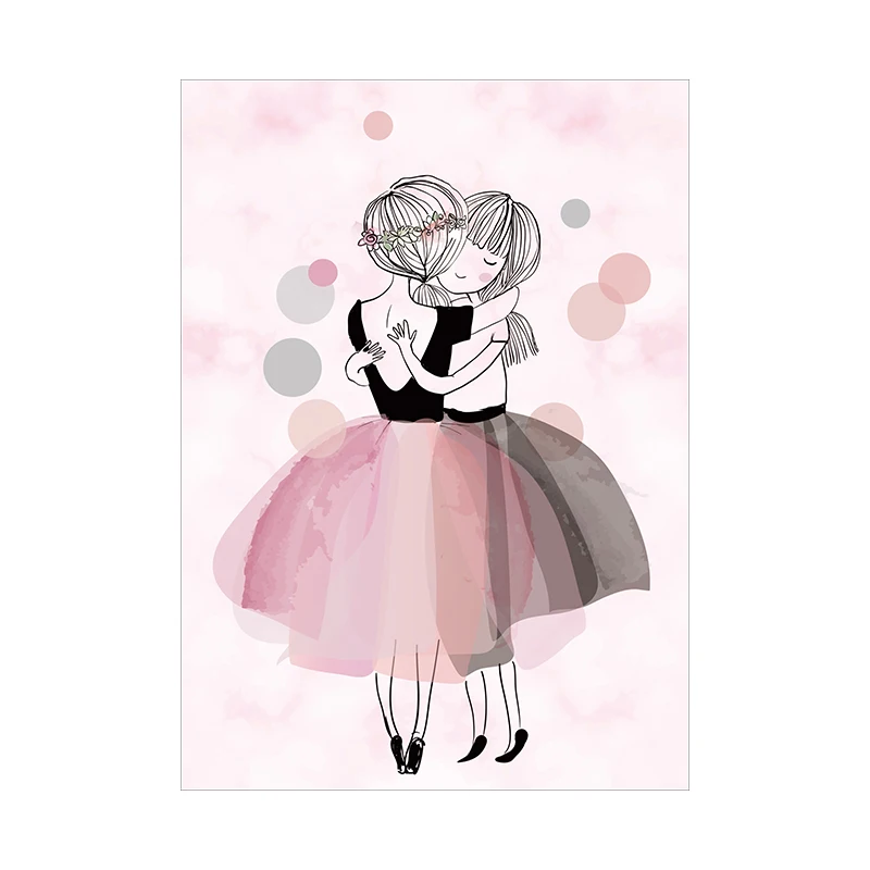 Нестандартный размер симпатичная девушка мультфильм животное Наклейка на окно