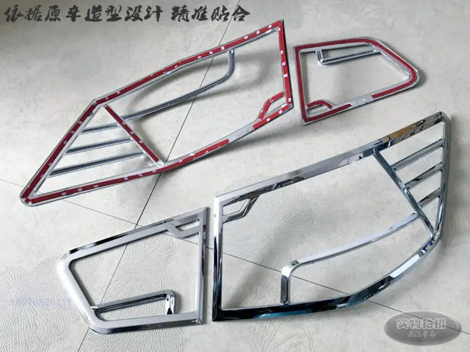 ABS Хром Передняя фара автомобиля + задний фонарь Крышка лампы Накладка для 09 12 KIA