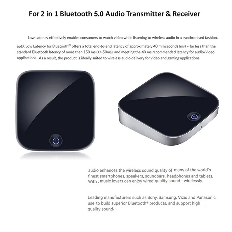 VTIN беспроводной приемопередатчик 2,4 ГГц Bluetooth 5,0 Оптическое волокно 3,5 мм AUX адаптер для ПК наушники для телевизора 10 м трансмиссии