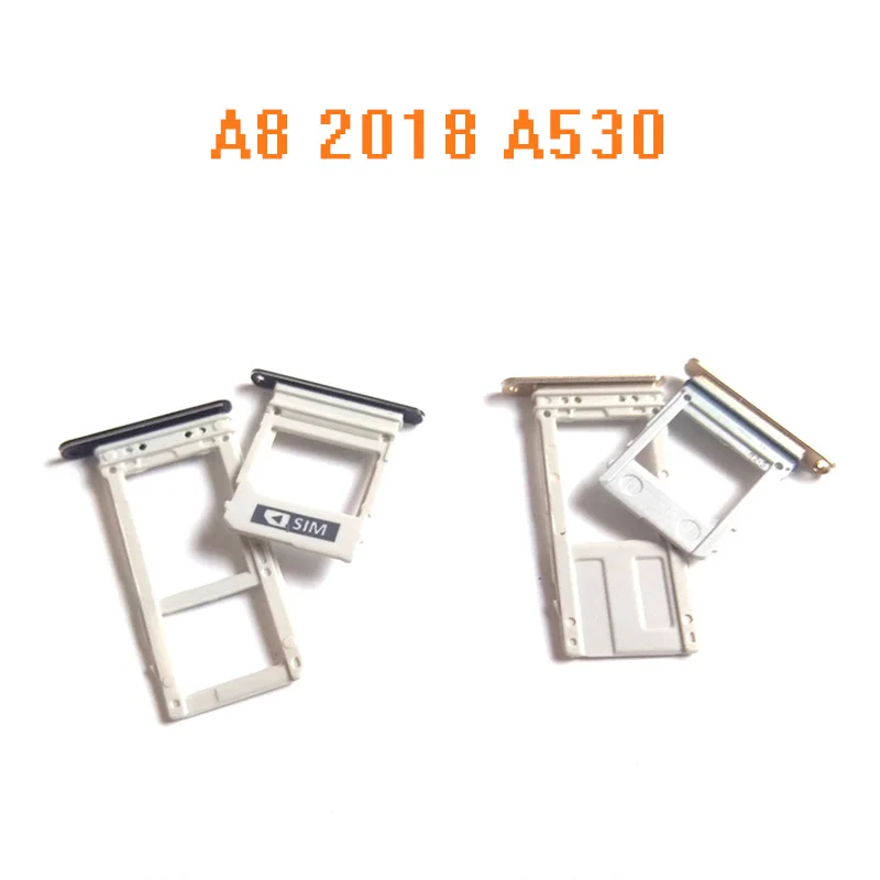 10 шт./лот для Samsung Galaxy A8 2018 A530 Sim & SD Держатель чтения карт замена одной версии с
