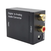 digital optical toslink spdif coaxial decoder to analog dual chip stereo audio sound amplifier signal converter adapter