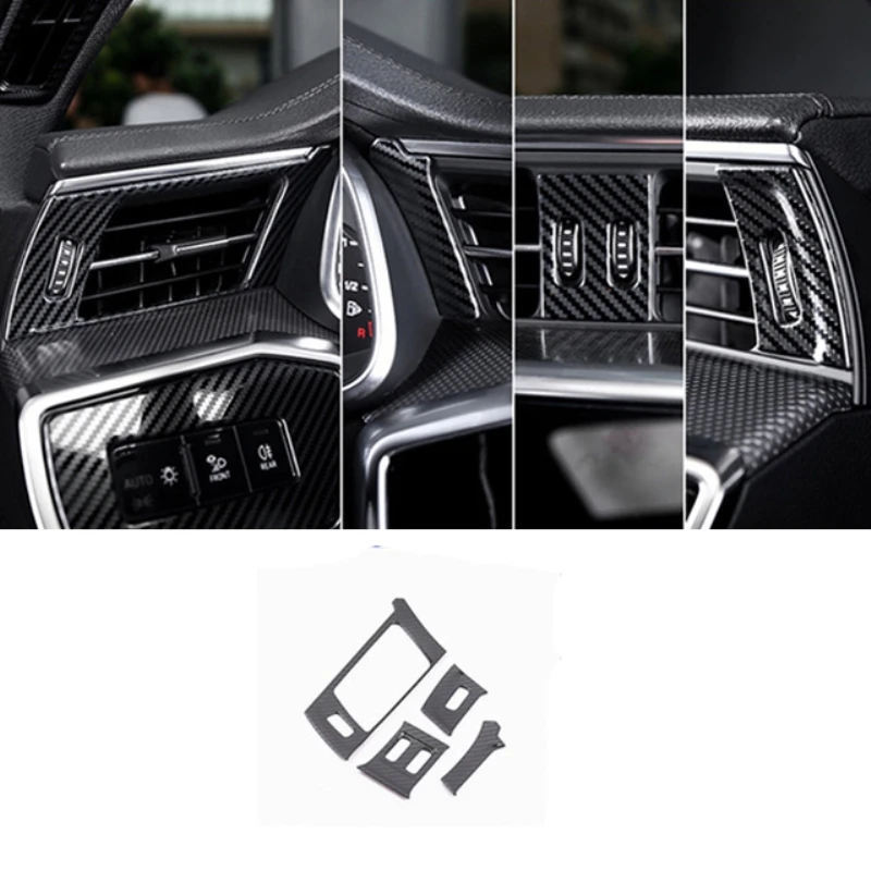 

Наклейка на переднюю панель салона автомобиля из нержавеющей стали для Audi A6 C8 2019 2020