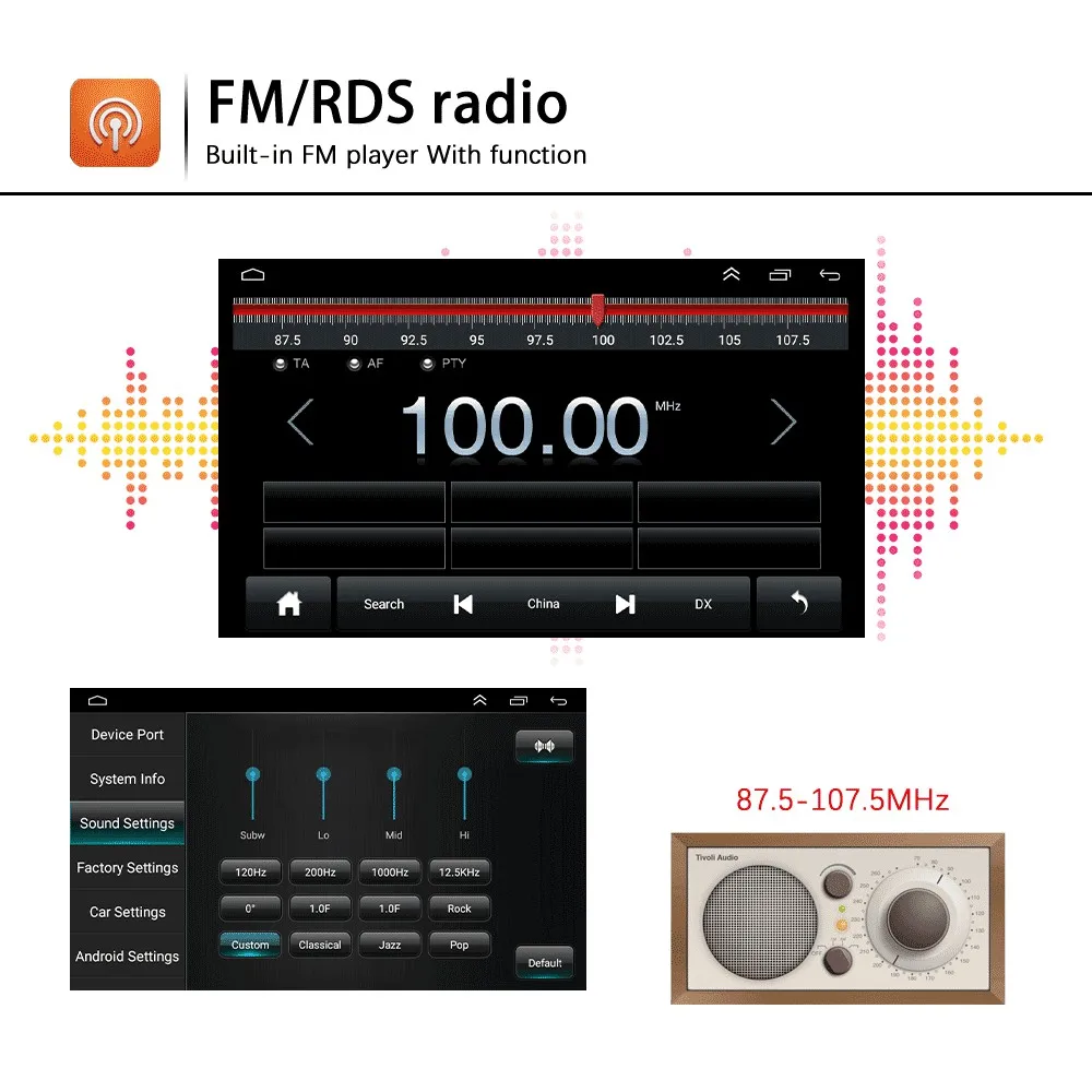 Автомобильный мультимедийный плеер Podofo 2 din Android 10 0 7 дюймов RDS FM GPS Wi-Fi
