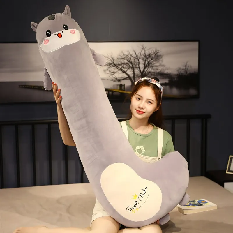 Плюшевое животное 120 см комфортная Подушка с длинными ногами и зажимом для сна