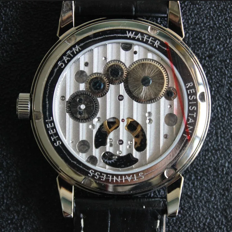 Часы мужские механические с турбийоном эмалью водонепроницаемые - купить по