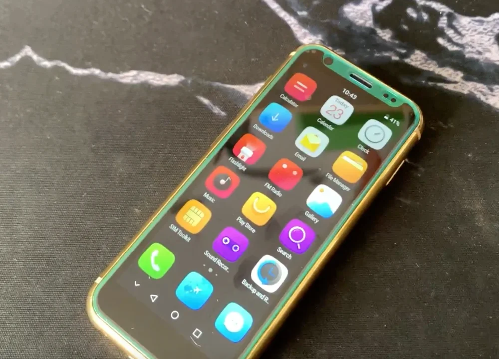 Anica K-TOUCH i9s 3g+ 32G маленький мини двойной 4G Ультра тонкий 3,5 экран Face ID dual SIM двойной режим ожидания Android 8,1