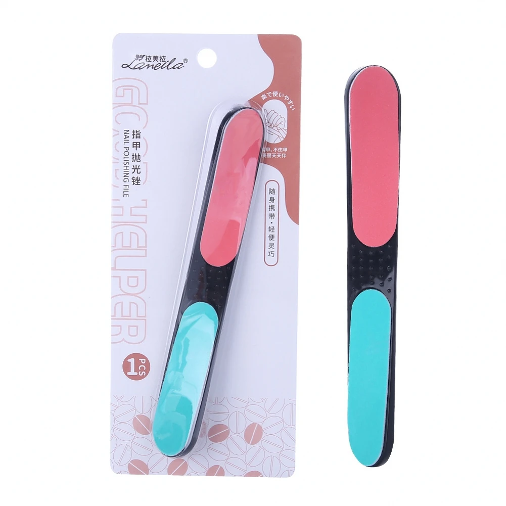 

1Pcs 4-sided Rotating Polished Nail Strip PolishedNail Block Polished Strip Beauty Manicure Device