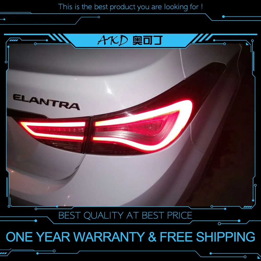 АКД автомобильного тюнинга задних фонарей для Hyundai Elantra 2014 сигнальных огней