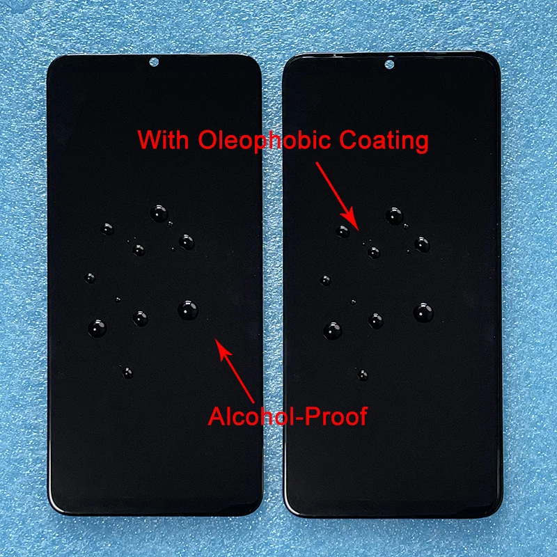 6 5 original new for oppo realme c21y rmx3261 lcd display screen frame touch panel digitizer for realmec21y c21y display free global shipping