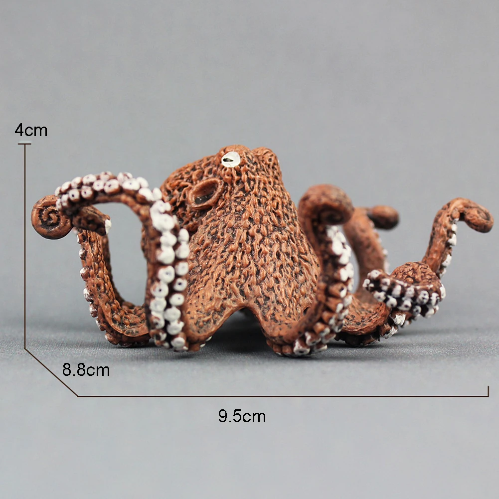 

Simulation Octopus Marine Animals PVC Model Table Ornament Kids Learning Toy