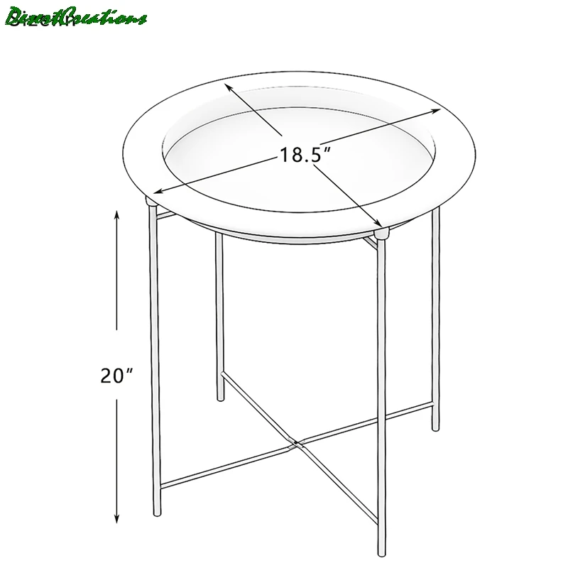 

Nordic Simple Wrought Iron Small Coffee Table Side Table Corner Table Small Round Table Living Room Mini Sofa Round