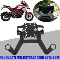 motorcycle mobile phone holder support stand phone navigation plate bracket for ducati multistrada 1200 2013 2014 accessories
