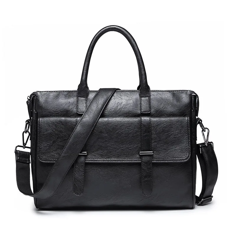 

The new 2021 business casual briefcase contracted one shoulder inclined bag, leisure portable man computer bags