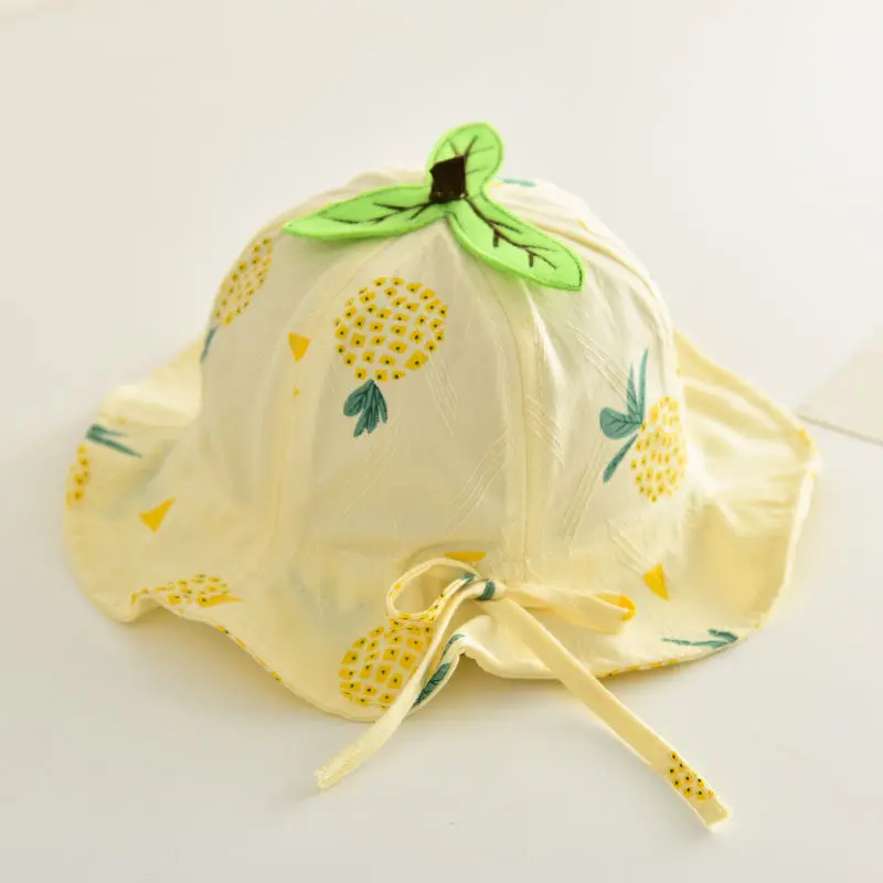 

3-18 Month Lovely Cute Summer Hat with Windproof Rope Toddler Baby Girl Hats Girls Caps 1 Year Girl Hat Cool Cap for Child Kids