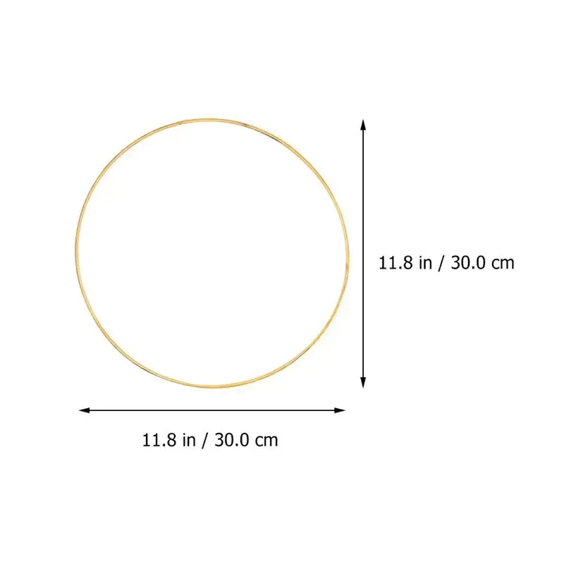 

10Pcs Dreamcatcher Accessories Hoop Dreamcatcher DIY Circles Round Metal Rings DIY Adornment Accessories Home Decoration Pendant