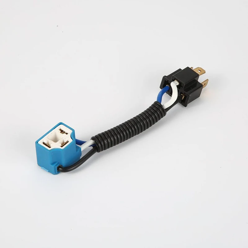 

H1 H4 H7 Автомобильная лампа с цоколем для фар, керамический разъем «папа-мама», расширяющий жгут проводов, аксессуары для противотуманных фар